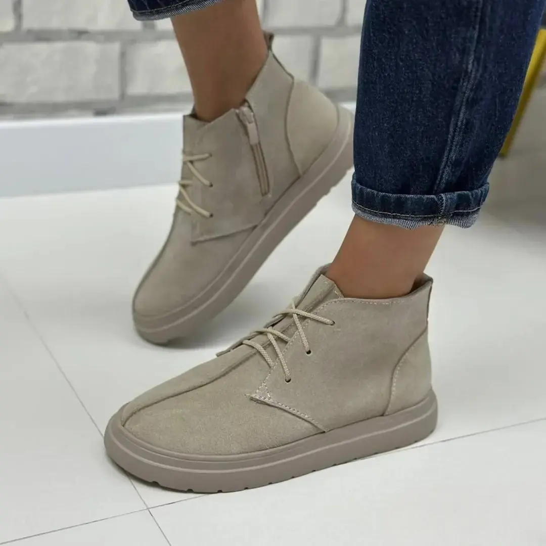 Ankle Boots Suede Or Leather Comfortable Demi Season