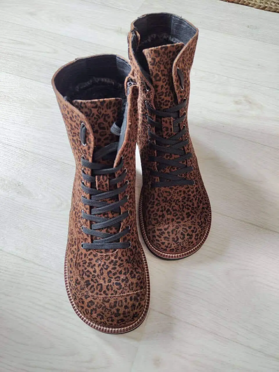 Custom Anatomical Lace Up Boots Handmade Leather Or