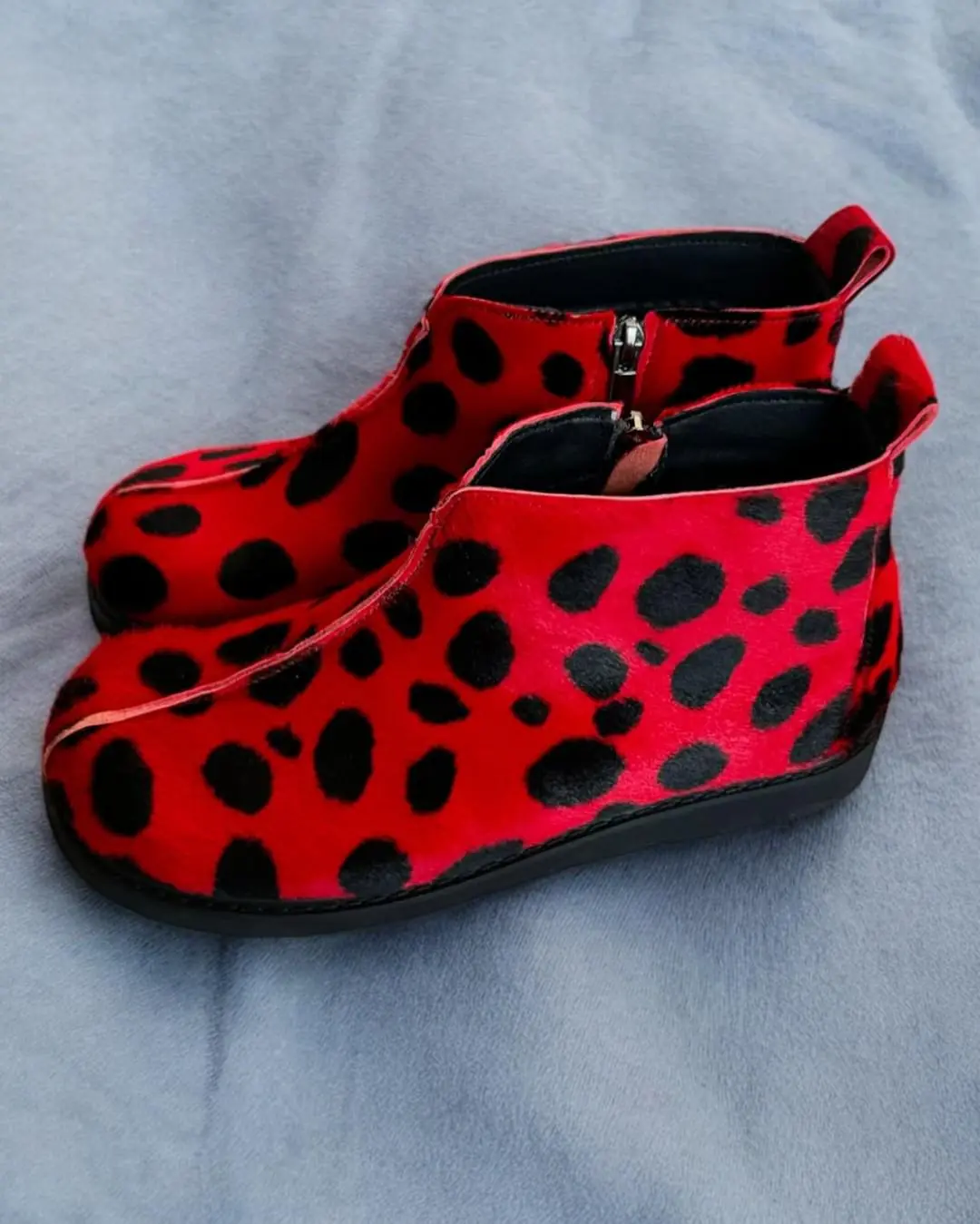 Fur Lined Winter Leather Boots For Women Orthopedic