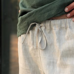 Mens Linen Shorts Summer For Men Spring Mans Nan