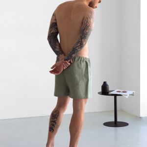 Mens Linen Underwear Gift For Him Boxer Men Nan