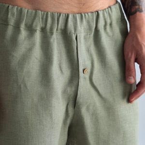 Mens Linen Underwear Gift For Him Boxer Men Nan