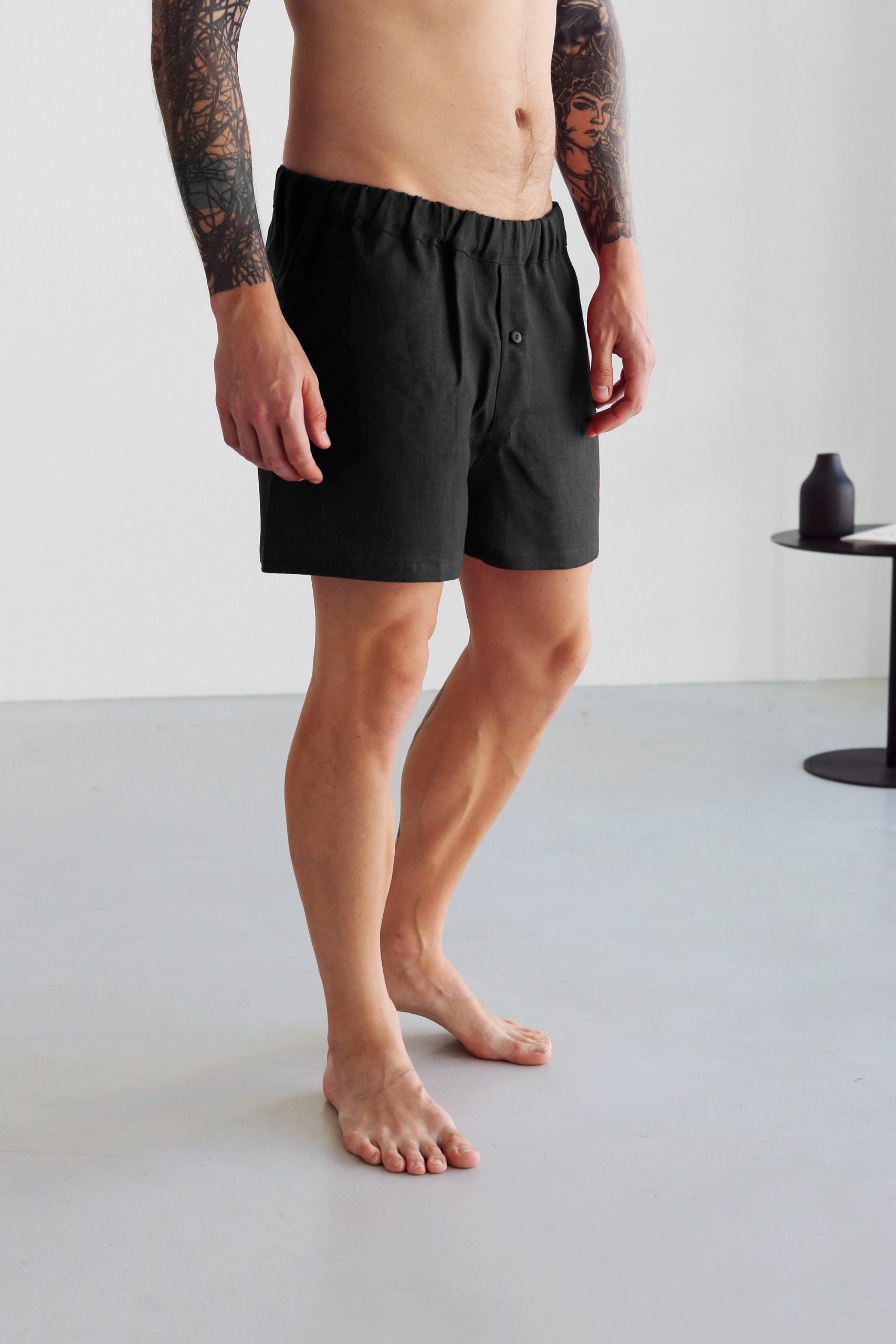 Gift Set Of Mens Linen Underwear Boxer Shorts