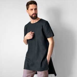 Maxi Mens Linen T Shirt Basic For Men Nan