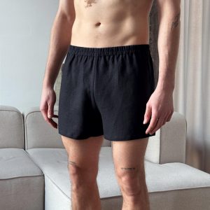 Mens Linen Underwear Boxer Shorts Gift For Him