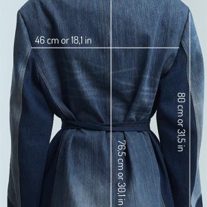 Personalized Upcycled Denim Jacket: Handmade Patchwork Jean Coat