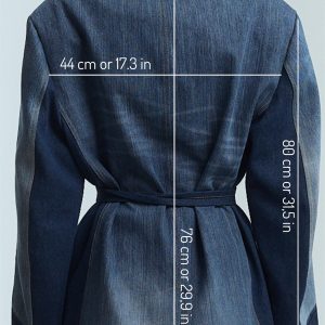 Personalized Upcycled Denim Jacket: Handmade Patchwork Jean Coat