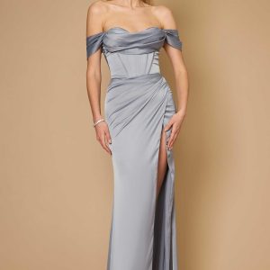 Corset Satin Formal Evening Dress