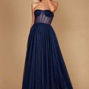 Corset Prom Party Dress Formal Ball Gown