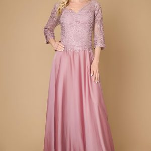 Long Sleeve Formal Mother Of The Bride Lace