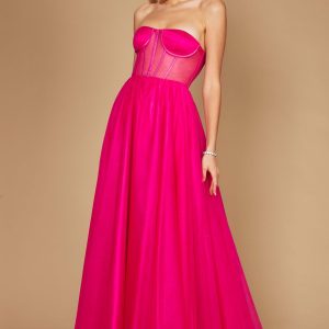 Corset Prom Party Dress Formal Ball Gown