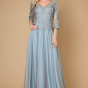 Long Sleeve Formal Mother Of The Bride Lace