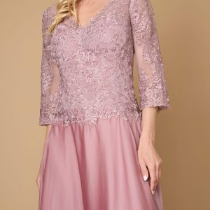 Long Sleeve Formal Mother Of The Bride Lace