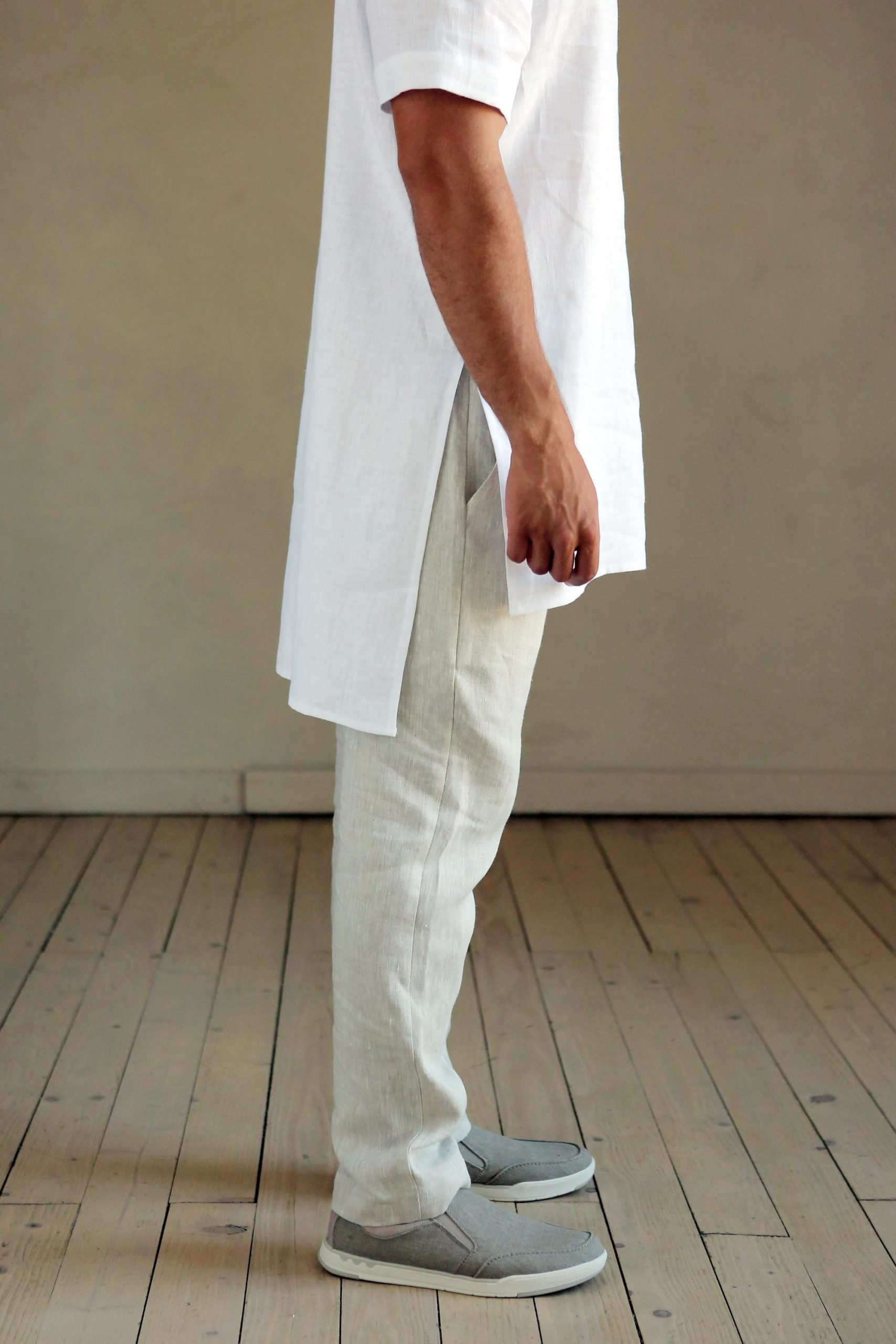 Maxi Mens Linen T Shirt Basic For Men